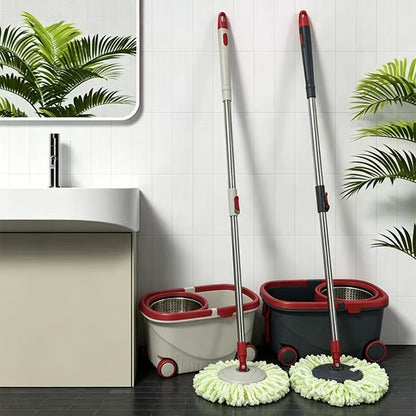 Pexloria Dual-Drive Spin Mop and Bucket Cleaning Set — product view 3