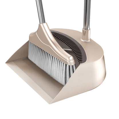 Pexloria Three-Piece Bathroom Broom, Dustpan and Squeegee Set — product view 1