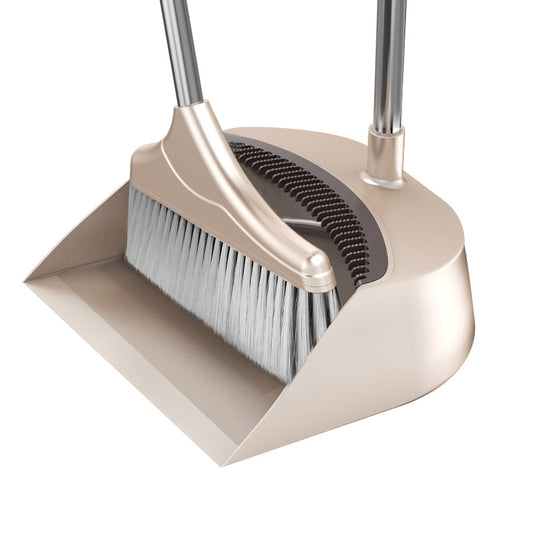 Pexloria Three-Piece Bathroom Broom, Dustpan and Squeegee Set — product view 1