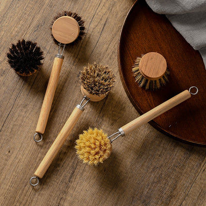 Pexloria Detachable Long-Handle Kitchen Cleaning Brush with Fiber Options — product view 2