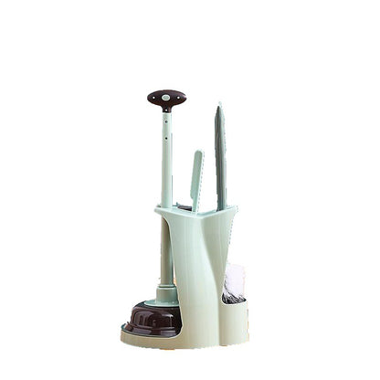 Pexloria Toilet Plunger and Scrub Brush Set with Draining Base — product view 1