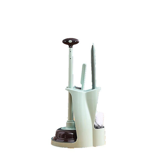 Pexloria Toilet Plunger and Scrub Brush Set with Draining Base — product view 1